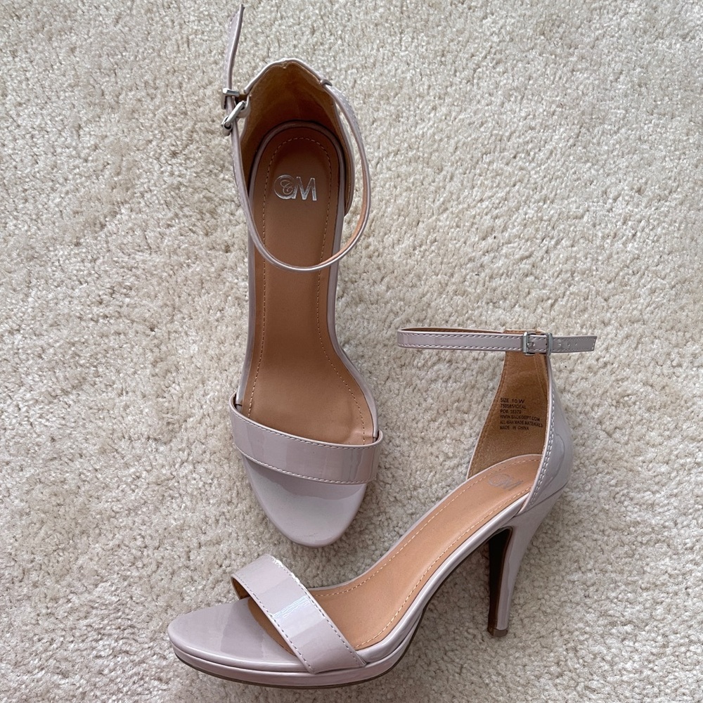 Elegant Women's Heels Nude Cream 10W